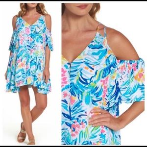 Lilly Pulitzer cold shoulder dress